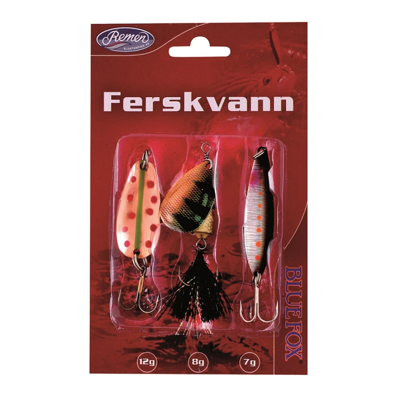Blue Fox Sluksett Ferskvann 3-Pack 1 Blue Fox Sluksett Ferskvann 3-Pack