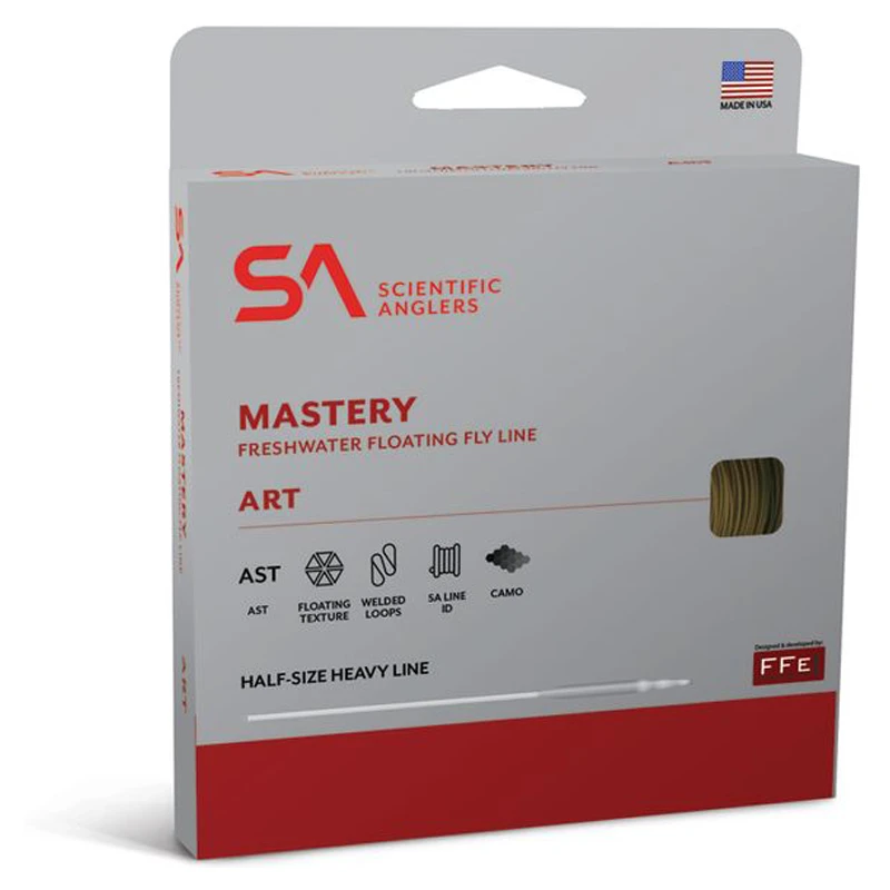 Scientific Anglers Mastery ART Tan/olive/camo Tip WF 1 Scientific Anglers Mastery ART Tan/olive/camo Tip WF