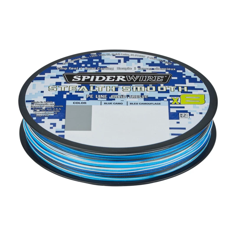 Spiderwire Stealth Smooth Braid 8 150m Blue Camo 3 Spiderwire Stealth Smooth Braid 8 150m Blue Camo – Image 3