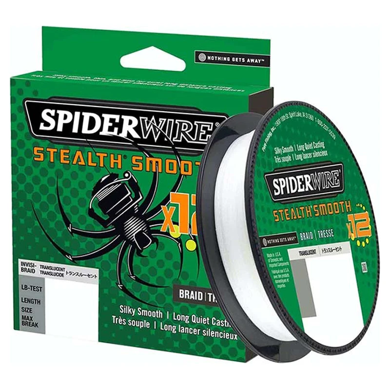 SpiderWire Stealth Smooth 12, 150m Translucent 1 SpiderWire Stealth Smooth 12, 150m Translucent
