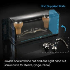 Gomexus Aluminum Double Handle With Cork Knob 9 Gomexus Aluminum Double Handle With Cork Knob -Promos Cannes Boutique BS100HCA27TNr 4