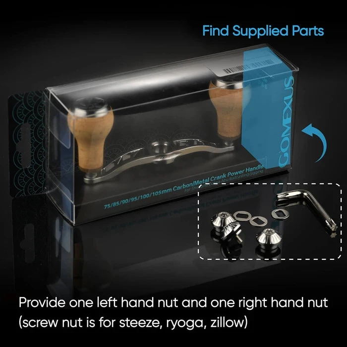 Gomexus Aluminum Double Handle With Cork Knob 4 Gomexus Aluminum Double Handle With Cork Knob – Image 4