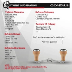 Gomexus Aluminum Double Handle With Cork Knob 11 Gomexus Aluminum Double Handle With Cork Knob -Promos Cannes Boutique BS100HCA27TNr 6