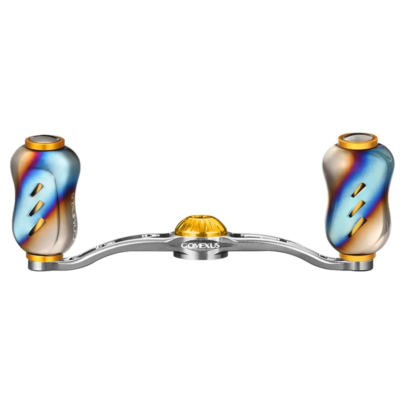 Gomexus Crank Handle W/Titanium Galaxy Knob 1 Gomexus Crank Handle W/Titanium Galaxy Knob