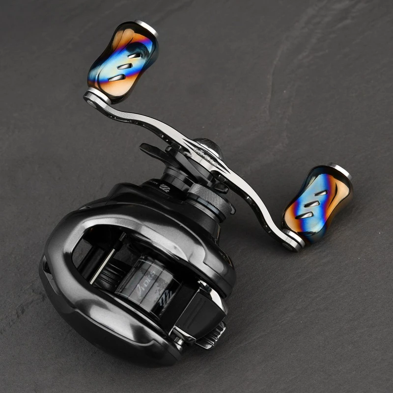 Gomexus Crank Handle W/Titanium Galaxy Knob 2 Gomexus Crank Handle W/Titanium Galaxy Knob – Image 2