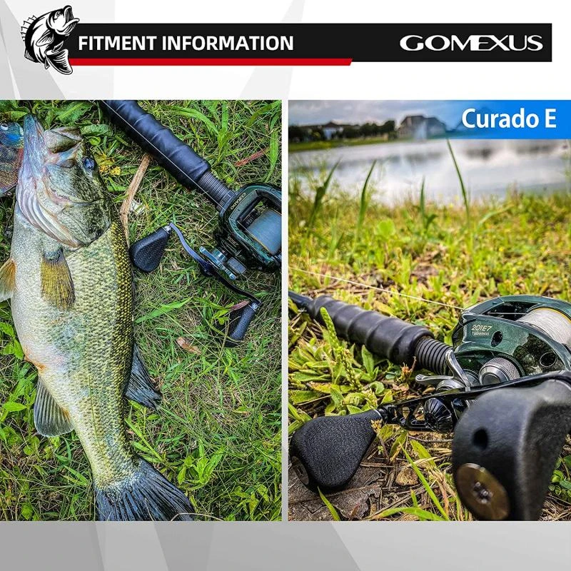 Gomexus 110mm Aluminium Handle With 35mm TPE Knob 5 Gomexus 110mm Aluminium Handle With 35mm TPE Knob – Image 5