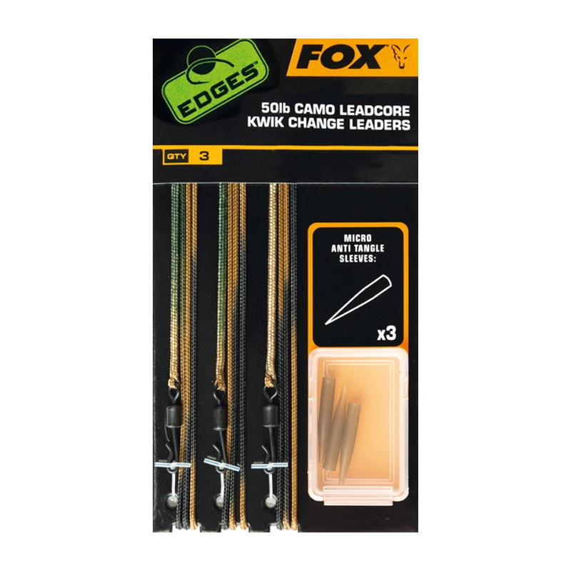 Fox Edges Ready Tied Camo Leadcore Leaders 1 Fox Edges Ready Tied Camo Leadcore Leaders