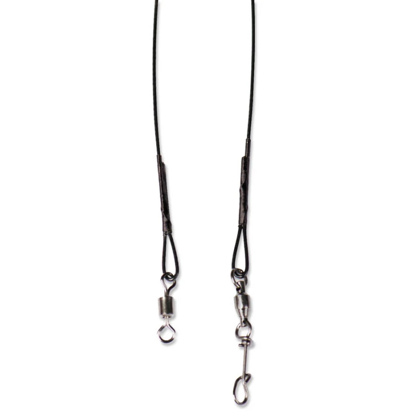 Mustad Wire Leader 49 Strand With Fastach 30cm (3-Pack) 1 Mustad Wire Leader 49 Strand With Fastach 30cm (3-Pack)