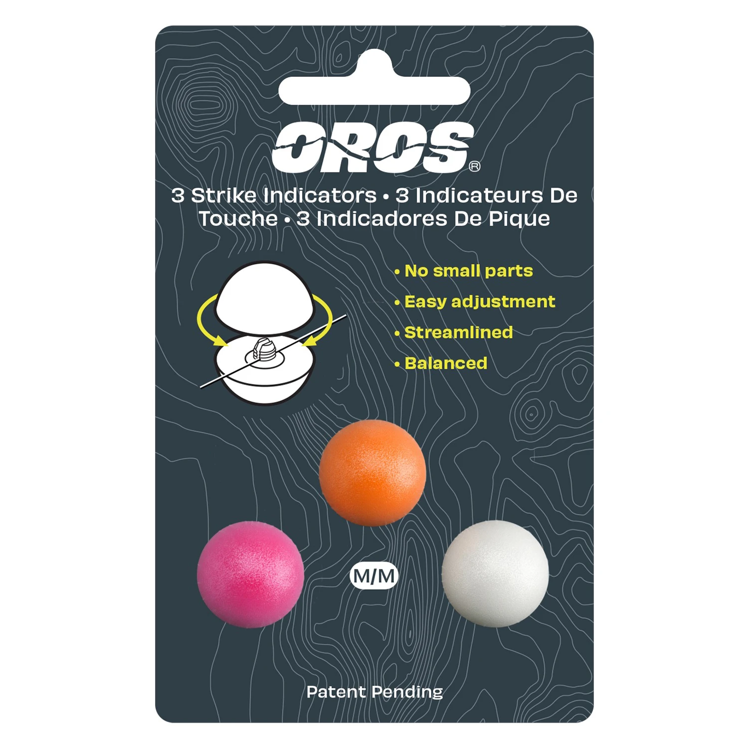 Oros Strike Indicator 3-pcs 1 Oros Strike Indicator 3-pcs