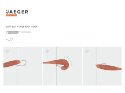 Jaeger Drop-Shot Rig (1 Hook) -Promos Cannes Boutique PRC DRO 2 4