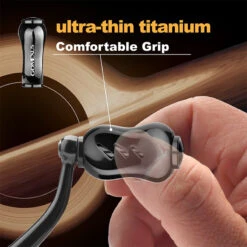 Gomexus Smoke Jedi Series 22mm Titanium Knob - Smoke -Promos Cannes Boutique T22STSK 4